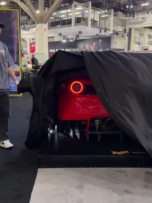 Sneak peek of the Ferrari 488 GT3 before the reveal tomorrow at 11am at the @Meguiar’s booth 🫣