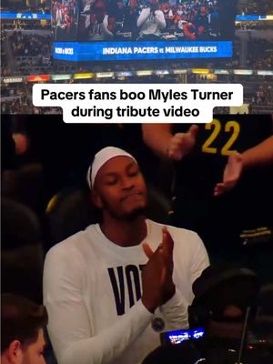 His reaction 💀 (Via James Boyd on X)  #mylesturner #pacers #bucks #NBA #nbatiktok 