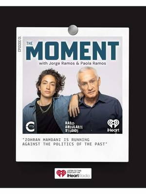 It’s #ElectionDay in NYC 🗳️  and frontrunner and Democratic nominee #ZohranMamdani is running against the politics of the past 🏃‍♂️ #JorgeRamos and #Paolaramos previously sat down with the candidate who is rewriting New York’s political playbook and changing the game for Democrats in the Trump era.  Binge all the latest episodes of The Moment and catch new episodes every Wednesday on the free @iHeartRadio app, YouTube, or wherever you get your podcasts. #vote 