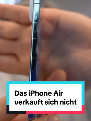 Das iPhone Air verkauft sich nicht? #apple #appleiphone #iphoneair #test #Tech 