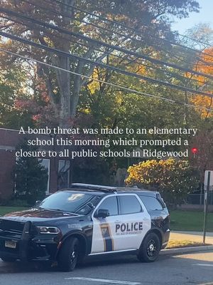 What are your thoughts?  A bomb threat at Somerville Elementary School in Ridgewood early Tuesday morning prompted the closure of all public schools in the district for the day. According to reports, Ridgewood Police and the Bergen County Sheriff’s Office K-9 unit responded around 5 a.m. to sweep and clear the building. While classes were canceled, schools remain open for voting. Photos and videos were taken outside Somerville Elementary after polls opened as law enforcement secured the scene. - 🎥 @boydaloving  Follow for more #local news  #bergencounty #bergencountynj #northjerseynews #njnews   
