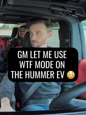 I got to try out the @gmc Hummer EV's WTF mode (Watts To Freedom, obviously). 0-60 in 2.8 seconds. In a HUMMER. I would just use this mode all of the time, obnoxiously. Thanks to @generalmotors for letting me do this at their test track in Detroit