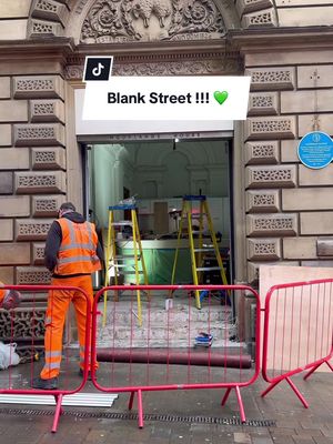 IT’S HAPPENING !!!! #blankstreet #blankstreetcoffee #matcha #leedsnewopening #fyp