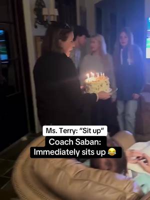 Coach Saban listened real quick 🤣 (via @Kristen Saban) #cfb #CollegeFootball #collegegameday #happbirthday #funny 