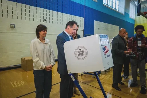 🗳️ I’ve OFFICIALLY cast my vote in New York City,  have you? 🗳️ Polling sites across NYC are open until 9 PM EST. Head to VOTE.NYC to find the polling location nearest you. Let’s do this!  #VoteforCuomo