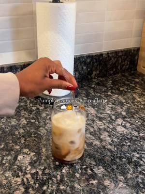 Homemade TAZO Pumpkin Spice chai latte > store-bought 💯 All you need is TAZO Pumpkin Spice Latte + a hint of vanilla = cozy vibes in every sip 🍂 Thanks to our fall bestie @Mariahshu 𝜗𝜚 for the inspo 🤎 #TAZOPumpkinSpice #FallDrinks 