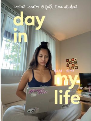 SUPA FUN DAY IN MY LIFE as a college content creator ⭐️ feat. @Grace Nah !! #studentlife #college #Vlog #relatable  