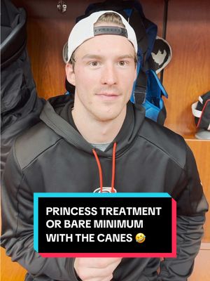 “pumping what gas?” - Andrei Svechnikov 🤭 #NHL #bareminimum #princesstreatment #CarolinaHurricanes #SethJarvis 