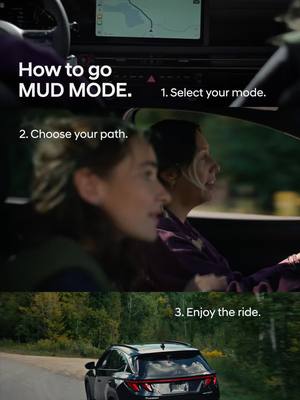 Adventure doesn’t wait for dry roads. Engage Mud Mode on the Hyundai TUCSON Hybrid with HTRAC™All-Wheel Drive and take on whatever’s ahead. Confidently. #HyundaiCanada #TUCSON 