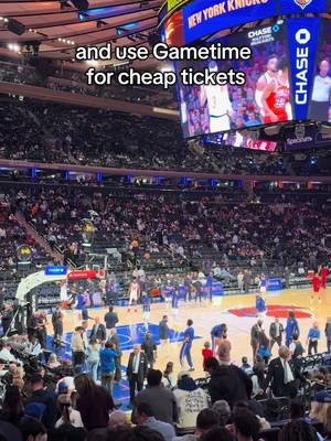 Knicks 🤝 @Gametime #gametimeapp #knicks #NBA #basketball #fyp 