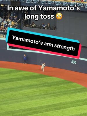 Yamamoto’s arm strength is crazy 👀 #Yamamoto #dodgers #WorldSeries #champions #mvp 