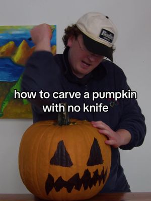Pumpkin carving no knife tutorial