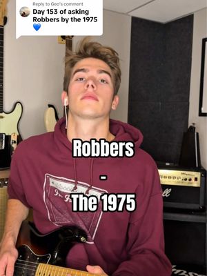 Replying to @Geo  Robbers - The 1975 💙 #robbers #the1975 #guitartok #guitarsolo #supro #logic 