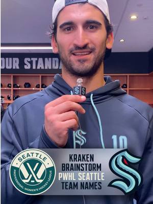 our local brand experts had some suggestions… 😅 #NHL #pwhl #womenshockey #seattle #kraken 