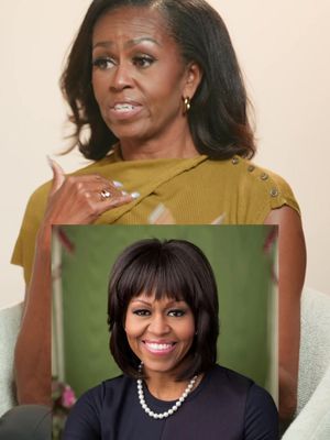 #MichelleObama has lived through many eras—one of those eras being her bang era. Ever since she entered the national spotlight, each and every one of her beauty and fashion choices were discussed, and her bangs were no exception. We spoke to Obama about her beauty evolution—read more at the link in bio. #blackhair #bangs #obama
