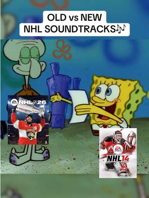 OLD vs NEW…NHL SOUNDTRACKS🎶 #NHL #chel #gaming #music 