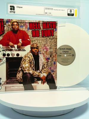 Artist: Clipse Title : Hell Hath no Fury  Year: 2014 Label : Get on Down / Sony Music Media : Signed by the Clipse / Open Vinyl Half out slab  . . . . #clipse #pharellwilliams #virginia #hiphop #rap                        