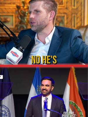 Eric Trump on Zohran Mamdani winning the NYC mayoral election #fyp #zohranmamdani #newyorkcity #donaldtrump #erictrump 