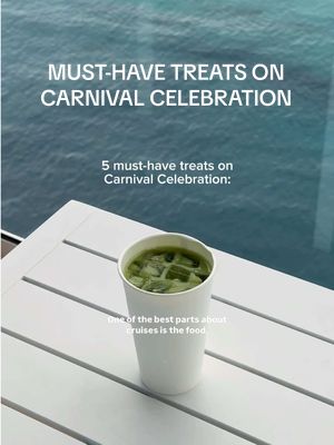 No shortage of fun or flavor on this ship!! 🛳️🍫🍽️ my top 5 treats you need to try when you sail on @carnival Celebration - which one are you grabbing first??? 👀 #ad #CarnivalCruise #carnivalcelebration #cruisetok 