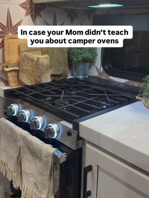 RV tip: One of the best hacks my Mom taught me. Put a pizza stone in the bottom of your camper/Rv oven. We bake in ours all the time with no issues.  -it evens out the heat  -keeps the temperature steady -protects your food from the direct heat to keep your food from scorching.  You can get them now at Walmart or Amazon. Not expensive at all!  Do you use a pizza stone in your camper oven? #rvtip #camper #camperlifestyle #camperoven #pizzastone 