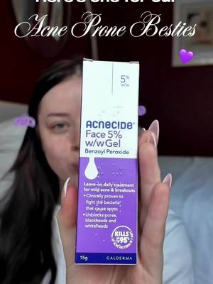 This one's for our acne-prone besties 💜 📣 Discover acne-prone skincare on acnecide.co.uk ✨