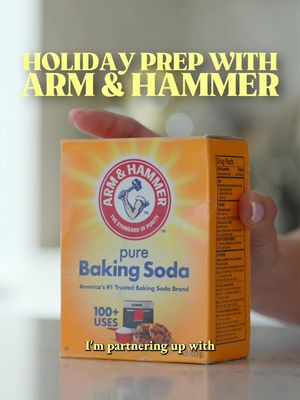 Saving $$ on the holiday prep with @ARM & HAMMER because it replaces basically everything in my cleaning cabinet. From carpets to ovens, fridges AND baking - I love a good #bakingsodahacks #armandhammerpartner