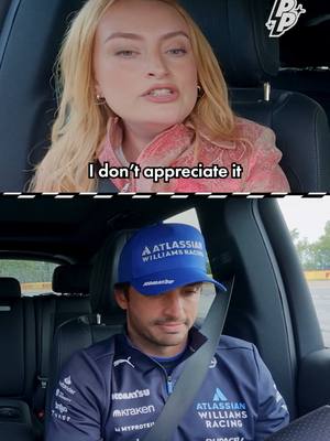 Never doubt the smooth operator. Watch Passenger Princess with Carlos on @ameliadimz's YouTube channel now 📺 #f1 #f1tiktok #passengerprincess