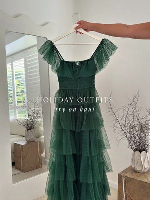 When they look this good on the hanger, just wait until you try them on 👗😍 Shop your favourite holiday outfits online now. #petalandpup #tryonhaul #ootn #holidayoutfits #outfitinspo #partyoutfits
