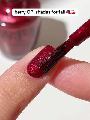 5️⃣ berry sweet berry nail polish shades. Which one are you picking?  Shades:  Bogotá Blackberry 🍷 So Berry Quick 🍒 Aurora Berry-alis 💖 Berry and Bright 🍇 Clawberry Margarita 🍓 💅: @Elizabeth 