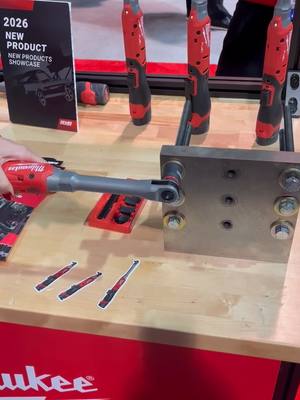 Most Compact Head & Body Size. The NEW M12 FUEL™ 1/4" Extended Reach Ratchet #MilwaukeeTool #NothingButHeavyDuty #SEMASHOW