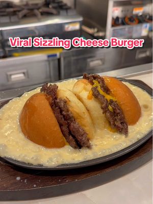 Trying the viral sizzling cheese burger in Japan 📍American Diner, Tokyo  #tokyo #Japan #burger #cheeseburger #smashburger 
