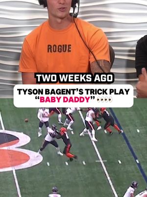 Tyson Bagent explains trick play with Caleb Williams called “Baby Daddy” and how Ben Johnson named it to honor the birth of his daughter🥹❤️ #chicagobears #tysonbagent #benjohnson #bearsfan 
