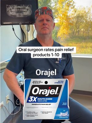 Oral surgeon rates pain relief products 1-10. General education only #fyp #products #dentalschool #pain #painrelief 