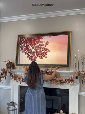 #BestBuyPartner POV: My husband wanted a TV, I wanted wall art… so we got Samsung The Frame TV!  I partnered with @Best Buy to share why Samsung The Frame TV is a true home must-have. With its matte display & anti-reflection screen, it transforms into the perfect centerpiece; art by day, cozy movie nights by night. I have 2 frames ,the champagne, and the black and gold frame. They can be easily snapped on! Elevate your holidays and shop Samsung The Frame TV Deals now at Best Buy! #Samsung Click the link in my bio to check it out on my LTK shop!  https://liketk.it/5vjoI
