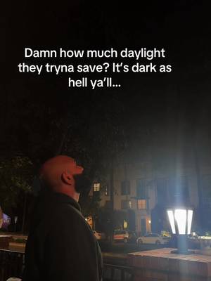 Pitch black in the middle of the afternoon. #daylightsavings #funny #fyp #jokes 