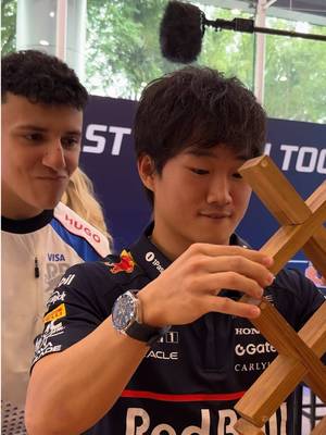 Oh hiiii 👀 #f1 #yukitsunoda #isackhadjar #spongebob 