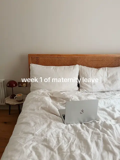 not sure what day it is anymore, so starting a new series to help me keep track 😬 ad/pr newborn essentials @Avery Row mug @bagelandgriff @Crosley Radio ⚡️ vinyl player @Urban Outfitters Europe preloved @Sandro Paris jacket + vintage @Dickies @loopiuk and desk @Heal’s  #bintabuhehhome #thirdtrimester #bintabuhehfits #nonmaternitymaternity #newbornessentials 