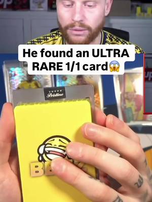The Sidemen’s Behzinga just found an INSANE 1/1 trading card!😱 #sidemen #behzinga #tradingcards #footballcards #fyp 