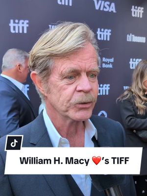 “TIFF has treated me so well.” ❤️ William H. Macy shared his love for TIFF at the #TIFF50 International Premiere of TRAIN DREAMS 🛤️ Catch Macy’s performance in Clint Bentley’s trancelike drama, also starring Joel Edgerton and Felicity Jones, at TIFF Lightbox starting November 7. Get your tickets at the link in bio. #williamhmacy #shameless #frankgallagher #redcarpet 