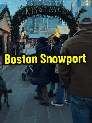 Boston Snowport Holiday Market officially opens tomorrow! It’ll be here from 11/7-12/28. #holidaymarket #boston #seaportboston #holidays 
