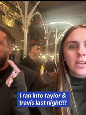 #greenscreen i ran into taylor & travis last night!!!