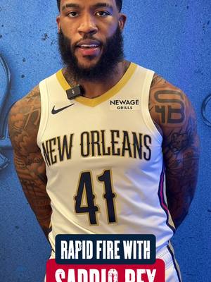 Return of the Mack seems like a team favorite around here 🎶 #NBA #pelicans #rapidfire #questions #bey 