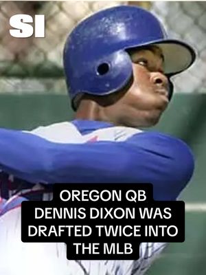 Oregon QB Dennis Dixon was drafted twice into the MLB 😳⚾️ #CollegeFootball #cfb #football #MLB #baseball 