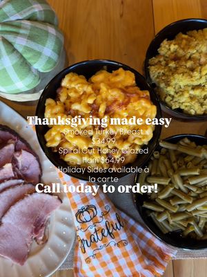 We are only 3 weeks from Turkey Day!!!! Order your Thanksgiving meal @Sonny’s BBQ today!!