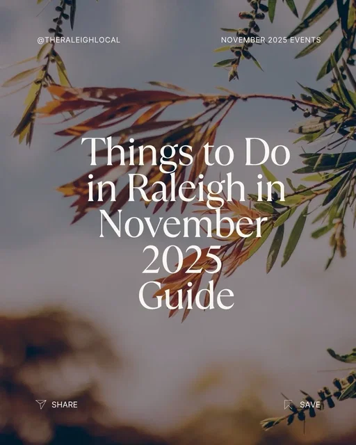 If you’re bored in Raleigh this month… that’s a you problem 😌 I rounded up all the best November events so your season is cozy, cute, and ✨social✨. Drop “NOVEMBER” in the comments and I’ll DM it to you 🍂📲