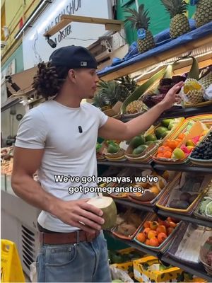 This is what paradise looks like #fruit #tropical #coconut #vegetables 
