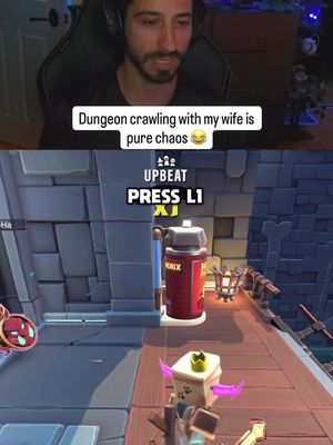 Never a dull moment playing #KingOfMeat with her 😂 buy it now for 75% off ! Link in bio! #coopgame #twoplayergame 