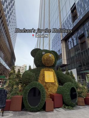 Add this to your next holiday stop in Detroit! —> #HudsonsDetroit 🎁✨  Open to the public all season long, Nick Gilbert Way, a new public plaza connecting Woodward Avenue to Farmer Street at Hudson’s Detroit. ✨ They’ll have seasonal treats, local vendors, lots of photo opportunities + live entertainment! 🎄 The holiday season has officially begun in Detroit! 🌃  @Bedrock Detroit   #michigan #DetroitHolidays #Detroit #ThingstodoinDetroit 