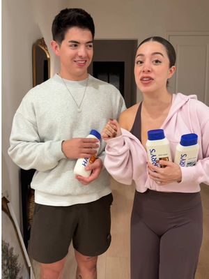 I think he got a little too excited 😭#surprise @Harry's #harryspartner #harrysbodywash