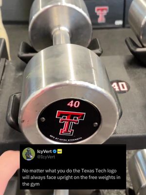 Completely unnecessary, yet totally awesome 😂🔥 #cfb #texastech #weights #fyp #explore 